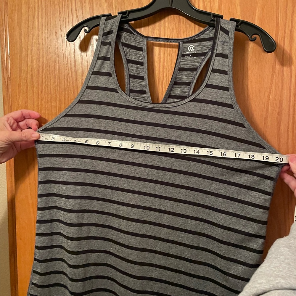 C9 by Champion striped racerback workout top